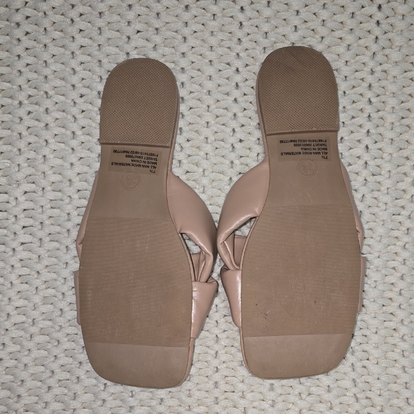 A New Day Tan Knot Slide Sandals - Picture 3 of 4